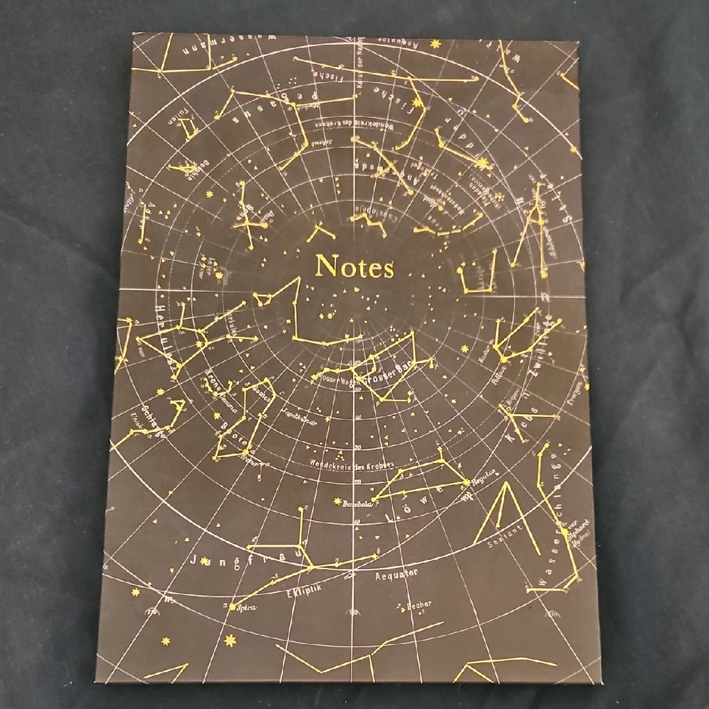 Celestial Hard Cover Note Pad